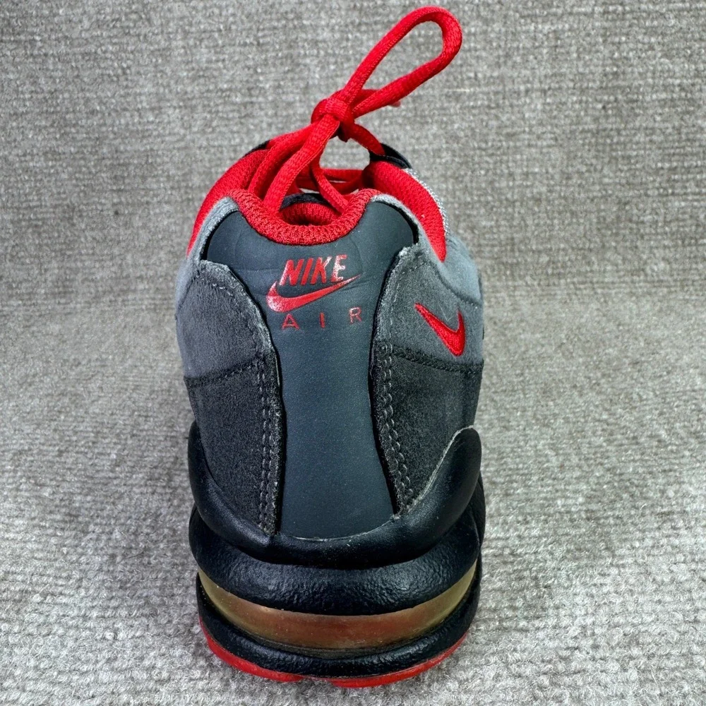 Nike Air Max 95 Kids 5Y Grey Red Athletic‎ Running Shoes 307565-069